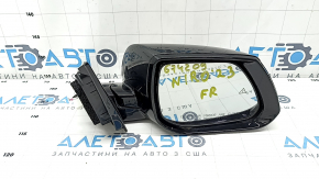 Side mirror right Kia Niro 23- HEV, PHEV turn signal, heating, auto folding, BSM, 10 pins, graphite
