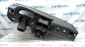 Torpedo front panel with AIRBAG Infiniti QX30 17- black, scuffs, rusty squib
