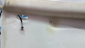 Ford C-max MK2 13-14 headlining gray, without sunroof, needs cleaning, dents, 2 chips cut off