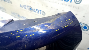 Front bare bumper Tesla Model 3 18- for parking sensors blue PPSB, dented, scuffs, scratches