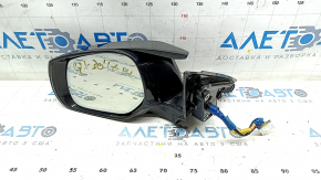 Side mirror left Infiniti QX30 17-17 pins, auto-dimming, turn signal, backlight, black, non-original overlay, scratches