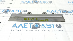Front bumper lip trim Kia Niro 23- HEV, PHEV upper, chrome, sand