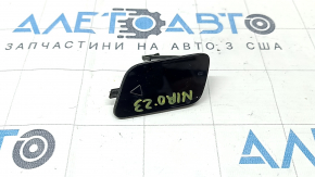 Kia Niro 23- HEV, PHEV Front Bumper Tow Hook Cap, Glossy Black, Broken Fastener