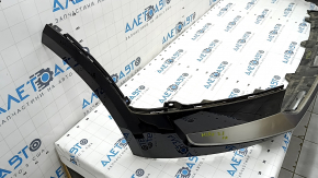 Front bumper lip Kia Niro 23- HEV, PHEV black gloss with chrome trims, without parking sensors, sand