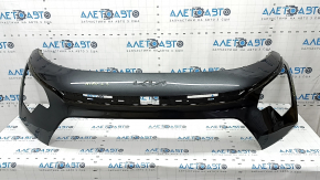 Bare front bumper Kia Niro 23- HEV, PHEV, with fasteners, graphite, cracks in fasteners