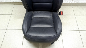 Passenger seat Infiniti QX30 17- with airbag, mechanical, leather, black, for cleaning