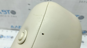 Headrest rear left Lincoln MKC 15 - beige leather, worn, needs cleaning