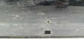 Left threshold Infiniti QX30 17- FWD graphite, black gloss, scratches, sand, non-standard holes