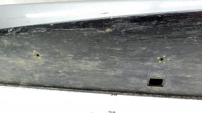 Left threshold Infiniti QX30 17- FWD graphite, black gloss, scratches, sand, non-standard holes