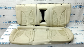 Seat upholstery 2 row Lincoln MKC 15 - beige leather, perforation, dry-cleanable