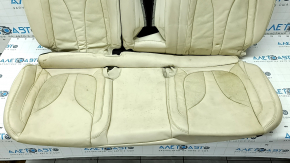 Seat upholstery 2 row Lincoln MKC 15 - beige leather, perforation, dry-cleanable