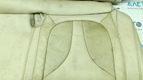 Seat upholstery 2 row Lincoln MKC 15 - beige leather, perforation, dry-cleanable