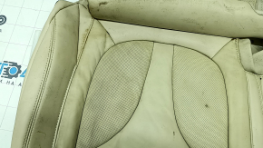 Seat upholstery 2 row Lincoln MKC 15 - beige leather, perforation, dry-cleanable
