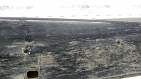 Right threshold Infiniti QX30 17- FWD, graphite, black gloss, scratches, sand, non-standard holes
