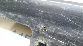 Right threshold Infiniti QX30 17- FWD, graphite, black gloss, scratches, sand, non-standard holes
