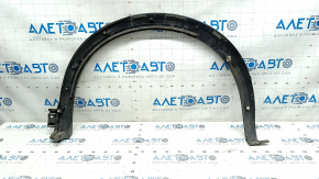 Rear right wing arch trim Infiniti QX30 17- FWD, gloss black, broken guides, broken fasteners
