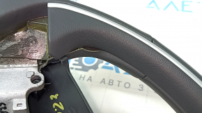 Naked steering wheel Kia Niro 23 - black leather without heating, with inner pad, came apart