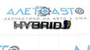 Toyota Prius 30 10-15 Left Fender Hybrid Emblem