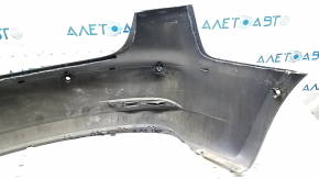 Rear bare bumper Tesla Model 3 18- blue PPSB, for parking sensors, without right part