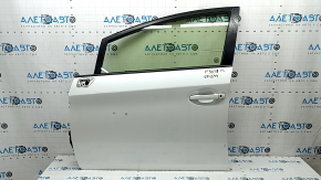Door assembly front left Toyota Prius 30 10-15 keyless, white 070, butt, corrosion