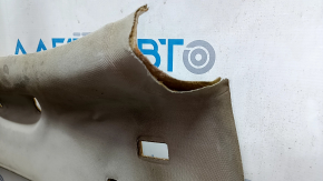 VW Tiguan 09-17 ceiling trim for panoramic view, grey, fabric peeling off, dry cleaning, creases