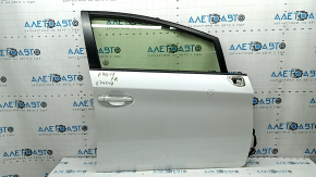 Door assembly front right Toyota Prius 30 10-15 keyless, white 070, dent