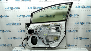 Door assembly front right Toyota Prius 30 10-15 keyless, white 070, dent