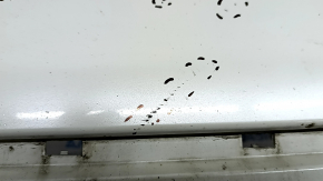Front bumper bare Toyota Prius 30 13-15 rest, white, dented, cracks, scratches
