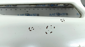 Front bumper bare Toyota Prius 30 13-15 rest, white, dented, cracks, scratches