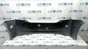 Rear bumper bare Toyota Prius 30 10-15 white, Taiwan, dented, torn, worn, broken fasteners, scratches