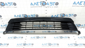 Front bumper grille lower Toyota Prius 30 13-15 rest without fog lights, black gloss, sand, broken mount