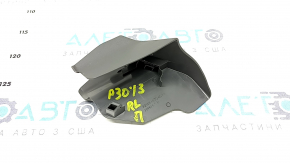 Passenger seat runner plug rear left Toyota Prius 30 10-15 dark gray, scratch