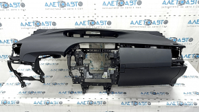 Dashboard front panel with AIRBAG Toyota Prius 30 10-15 black, with glove compartments, scratches