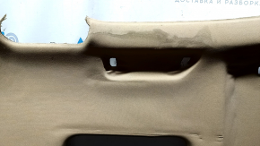 Porsche Cayenne 958 11-14 headlining for sunroof beige, dry cleaning, creases, fabric peeling off, dents