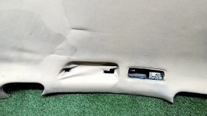 Porsche Cayenne 958 11-14 headlining for sunroof beige, dry cleaning, creases, fabric peeling off, dents