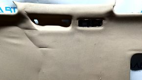 Porsche Cayenne 958 11-14 headlining for sunroof beige, dry cleaning, creases, fabric peeling off, dents