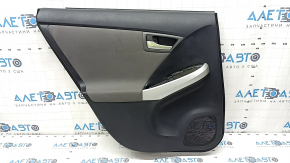 Door trim card rear left Toyota Prius 30 10-15 black with gray insert cloth, armrest gray cloth, molding gray structure, scratches, for dry cleaning