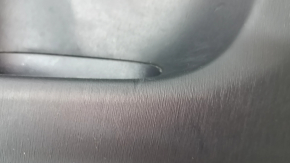 Door trim card front right Toyota Prius 30 10-15 dark gray cloth with dark gray insert cloth, armrest dark gray cloth, gray molding, scratches