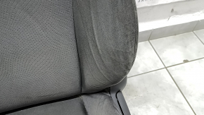 Driver's seat Toyota Prius 30 10-15 with airbag, mechanical, velour, dark gray, dry-cleanable, dented