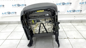 Passenger seat Toyota Prius 30 10-15 without airbag, mechanical, velour, dark gray, dry-cleanable