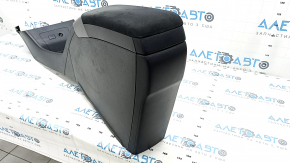 Central console armrest and cup holder Toyota Prius 30 12-15 rest, black, armrest cloth black, scratches, dry cleaning