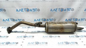 Muffler rear part with barrel Toyota Prius 30 10-15 rusty