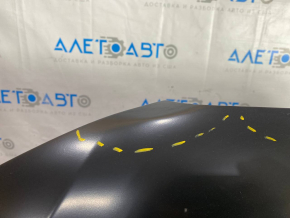 Bare hood Audi A6 C7 12-18 steel, bent corner, dented, butt