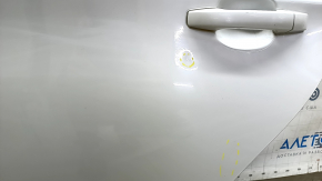 Door assembly rear left Subaru Impreza WRX GH 08-11 white 37J, chips, butt