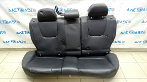 Rear row of seats 2nd row Subaru Impreza WRX GH 09-10 leather black with red stitching, dented leather, scratch