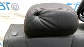 Rear row of seats 2nd row Subaru Impreza WRX GH 09-10 leather black with red stitching, dented leather, scratch
