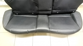 Rear row of seats 2nd row Subaru Impreza WRX GH 09-10 leather black with red stitching, dented leather, scratch