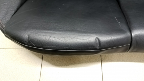 Rear row of seats 2nd row Subaru Impreza WRX GH 09-10 leather black with red stitching, dented leather, scratch