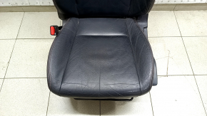 Driver's seat Subaru Impreza WRX GH 09-10 with airbag, mechanical, heated, leather black with red stitching, Sport, dents on leather, scratches, rust