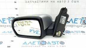 Side mirror left Ford Edge 19- 9 pins, silver, BSM, turn signal, backlight